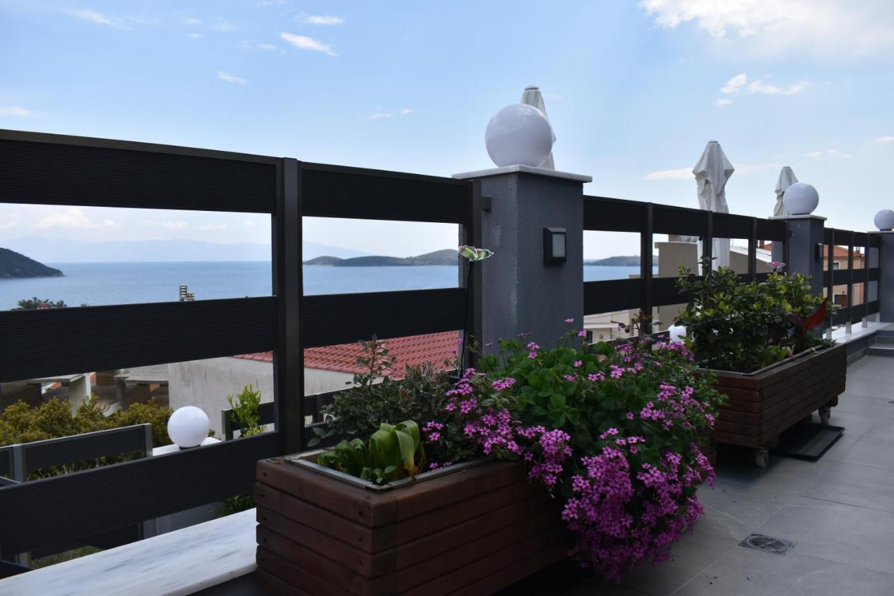 Relaxo Maisonette Rhodi Néa Péramos Eksteriør billede